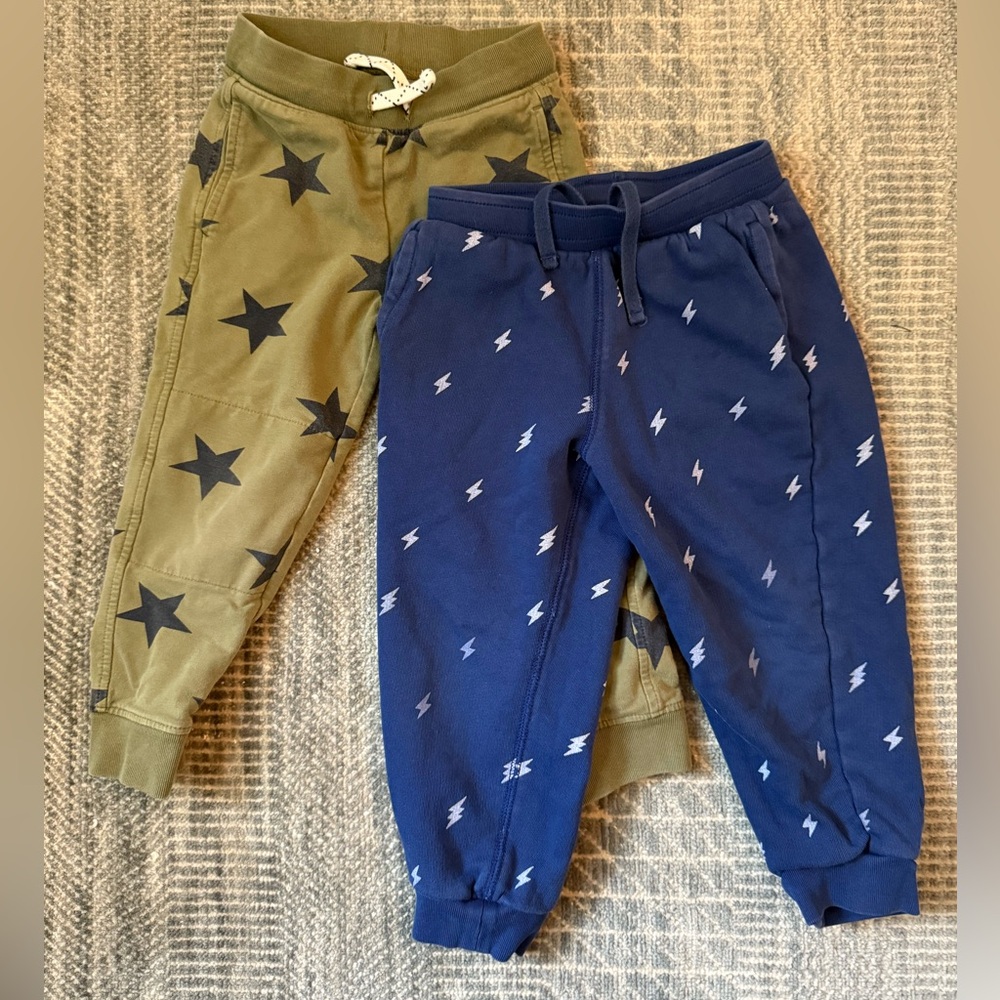 Tea Collection/Primary- Bundle of 2 joggers sweatpants